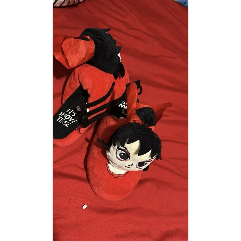 Pantuflas Lydia Deetz Beetlejuice - Vestido Rojo - Talla 11/12 - N de Mujer
